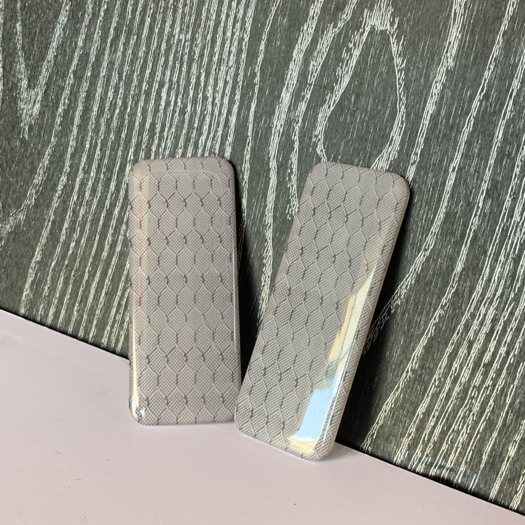 Plat Akrilik Panel T99 Penutup Custom Fullprint Crbn Abu