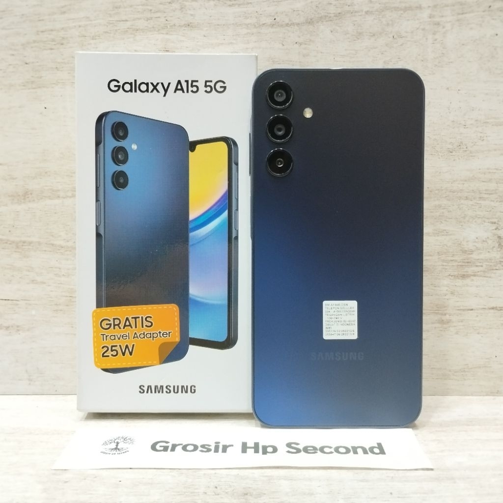 SAMSUNG A15 5G 8/256GB HP SECOND FULLSET