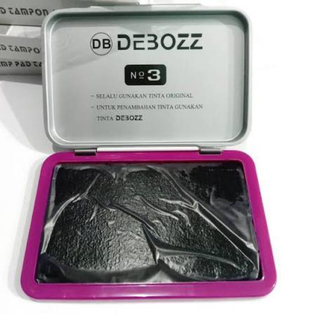 BANTALAN CAP / STEMPEL / STAMP PAD KECIL ISI DEBOZZ NO.3