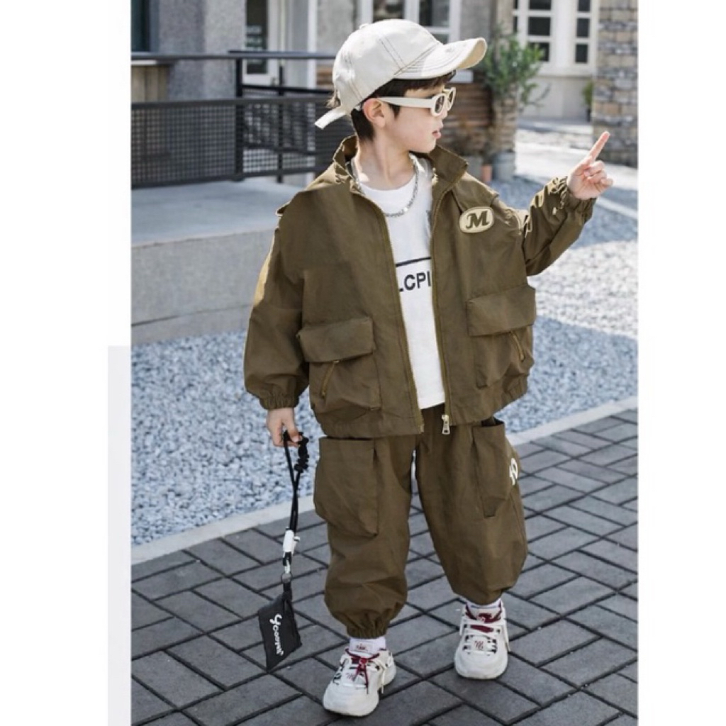 Haute57 [] Setelan 3In1 Jacket Anak Cowok Keren Umur 2-7 Tahun - Set 3In1 Jacket Anak Cowok Keren
