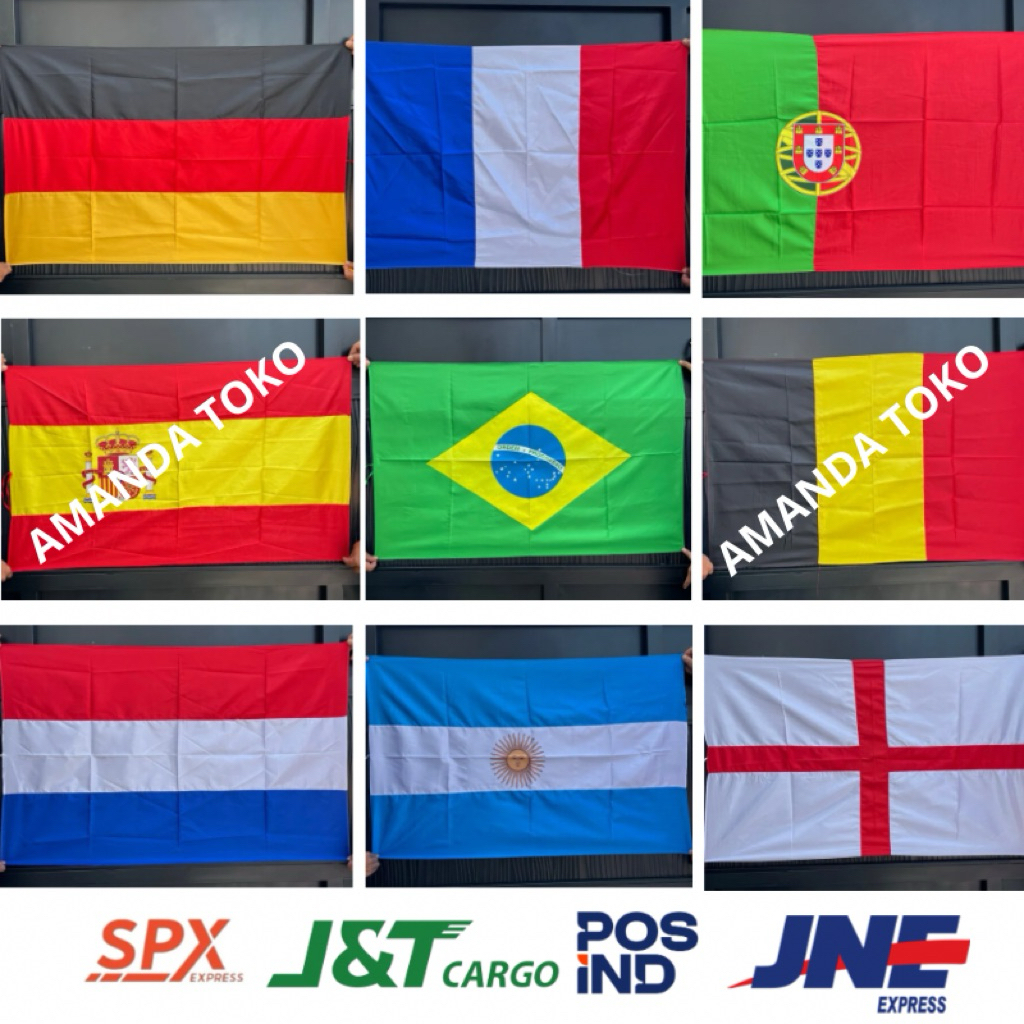 BENDERA PIALA DUNIA BENDERA NEGARA