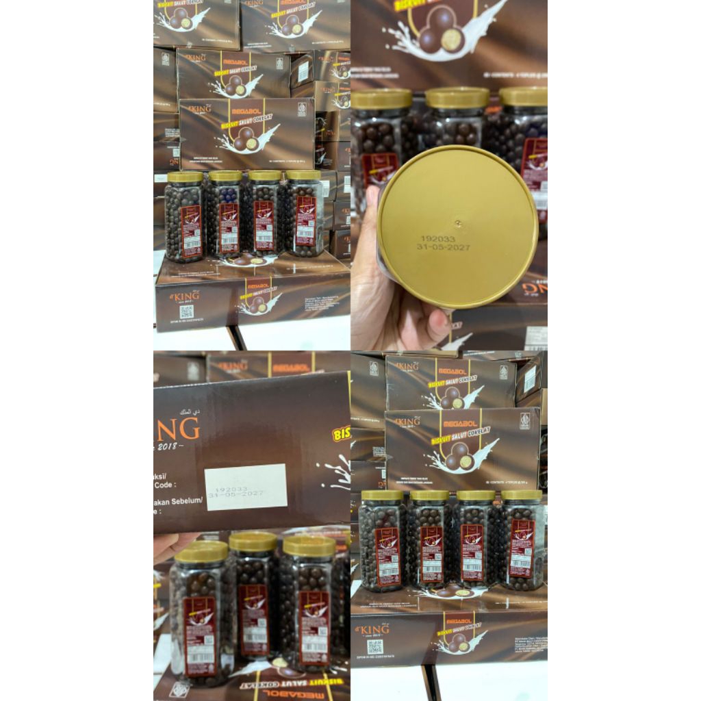 Coklat bonibol, biskuit lapis coklat