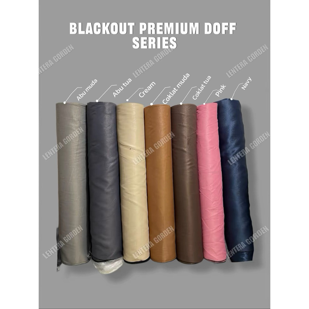 KAIN BLACKOUT GORDEN PERMETER KAIN GORDEN METERAN TEBAL PREMIUM