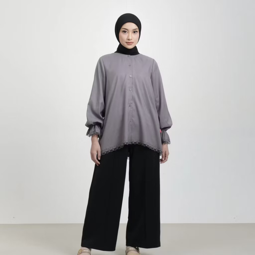 M Tunic Lined Lace dauky tunik dauky