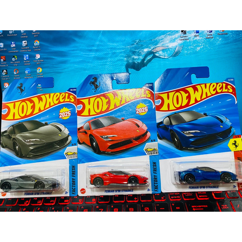 Hot Wheels / Hot wheels Ferrari SF90 1set