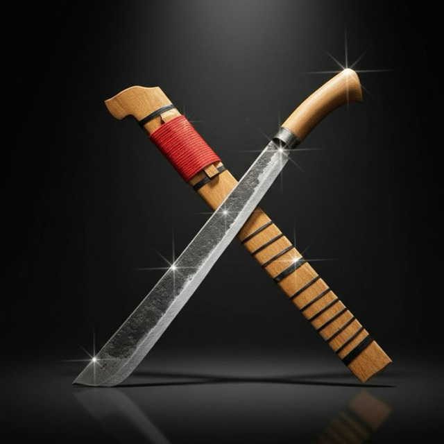 Golok Berkebun 40 cm Serbaguna Baja Per Tajam dan Kuat siap pakai