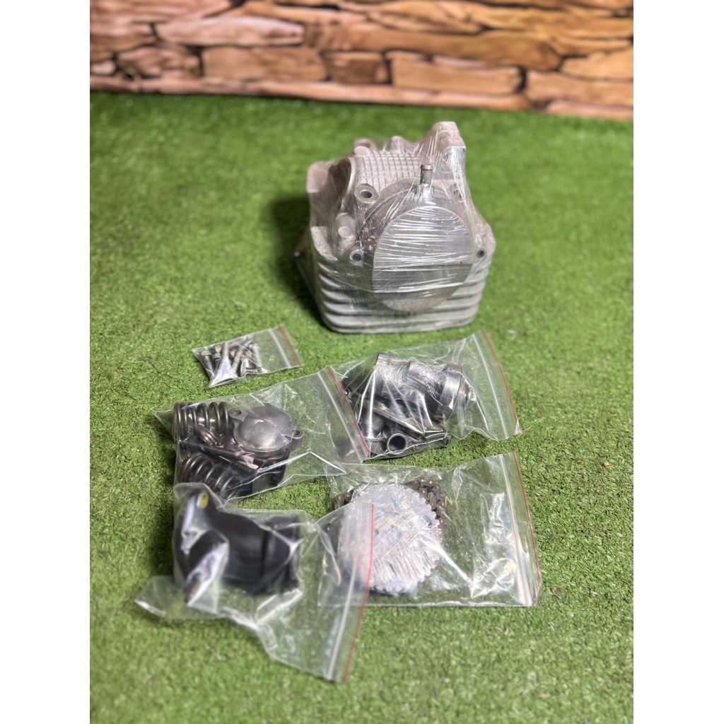 BLOK HEAD KOP ISI KLX BF ORIGINAL STANDAR LEPASAN/CABUTAN FULL ISI