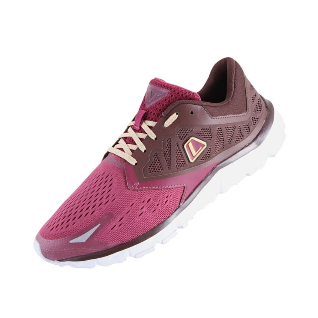 Sepatu League Maroon Volans Evo M Running Shoes Cowo Cewe Unisex Olahraga Pria Wanita Original