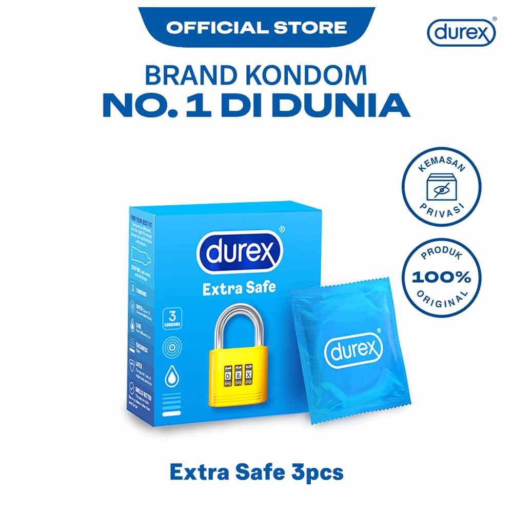 durex kondom extra safe 3's
