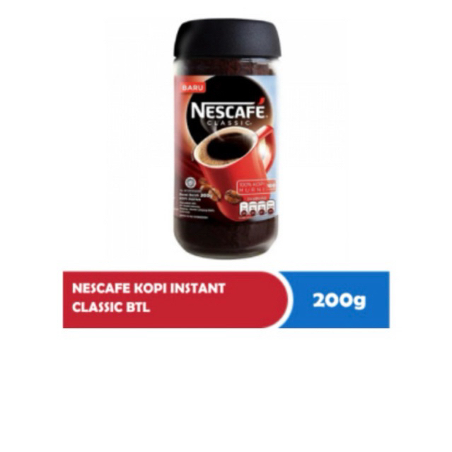 NESCAFE KOPI INSTANT CLASSIC BTL 200g