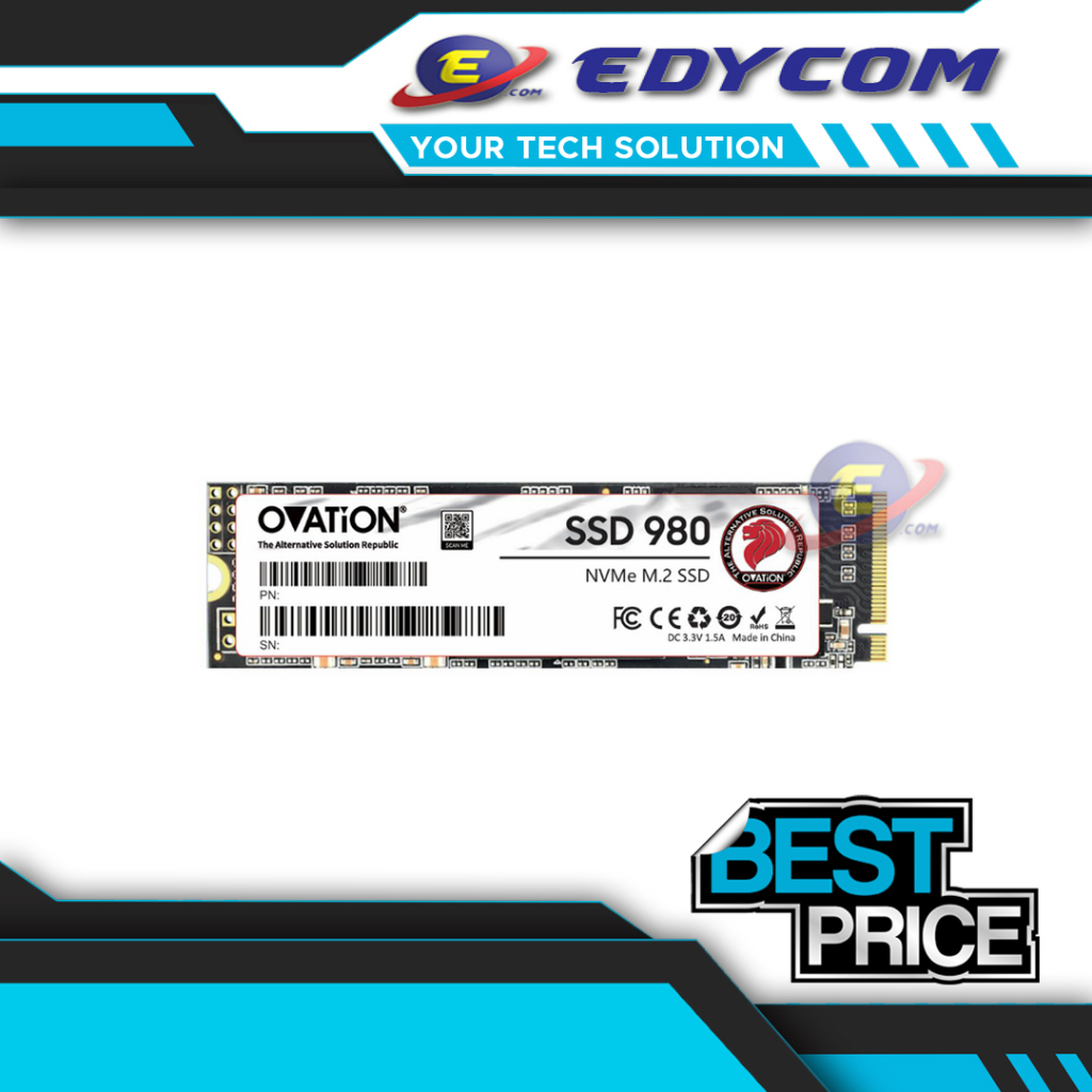 SSD OVATION 980 256GB M.2 NVME PCIe Gen3x4