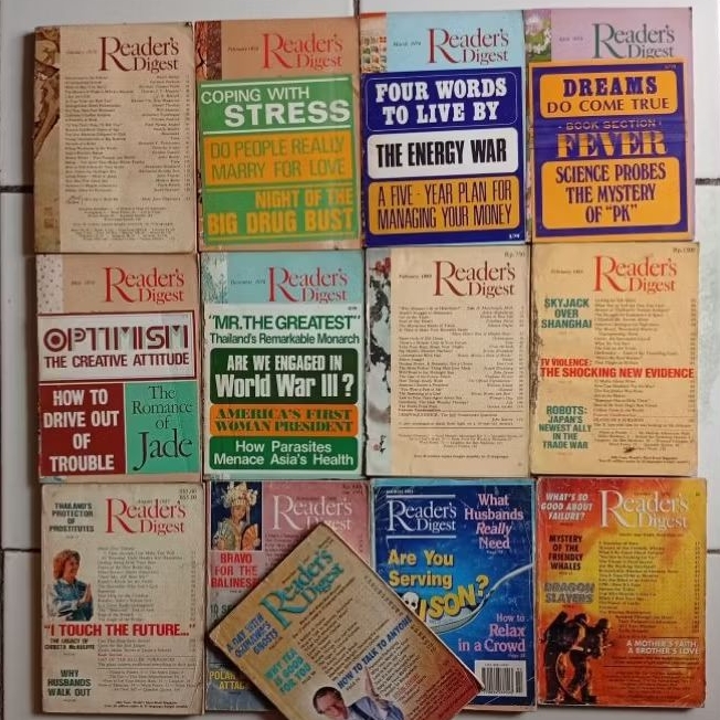 Majalah Import READERS DIGEST Original Bekas