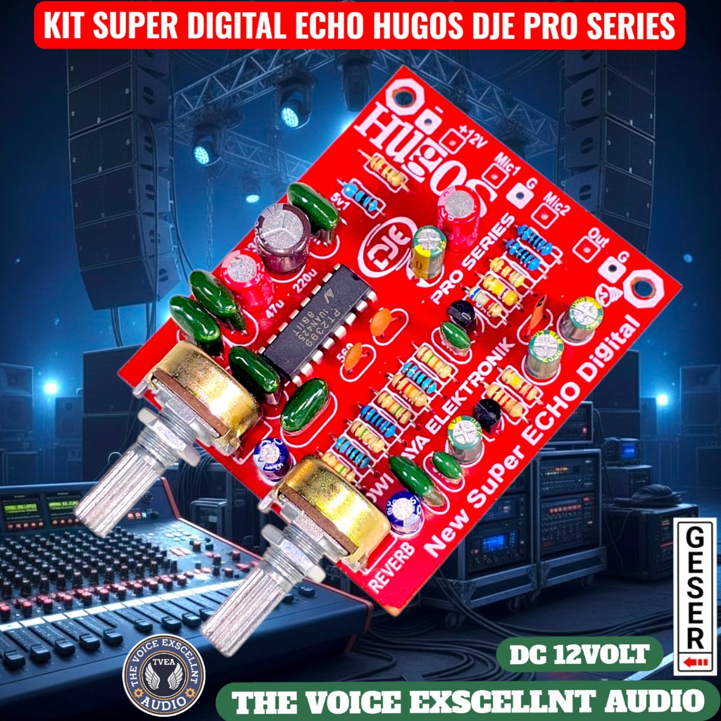 KIT ECHO DIGITAL NEW HUGOS REVERB