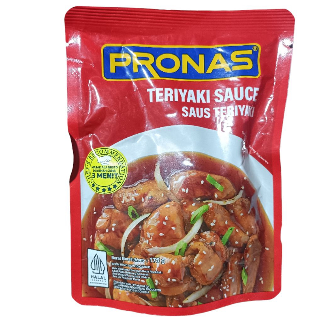 Pronas Saus Teriyaki Saos Teriyaki Sauce 175gr