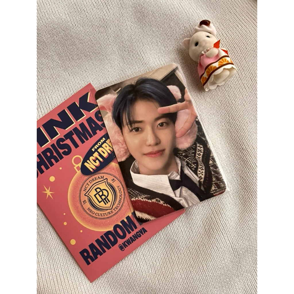WTS PHOTOCARD JAEMIN PINK CHRISTMAS