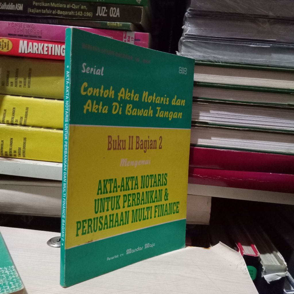 contoh akta notaris dab akta di bawah tangan bagian II