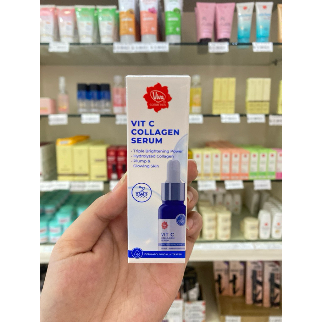Viva Vitamin C collagen serum wajah harga ecer rasa grosir ready