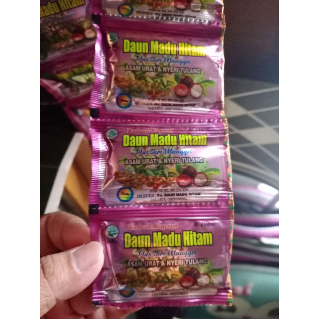Jamu Daun Madu Hitam Plus Sari Manggis
