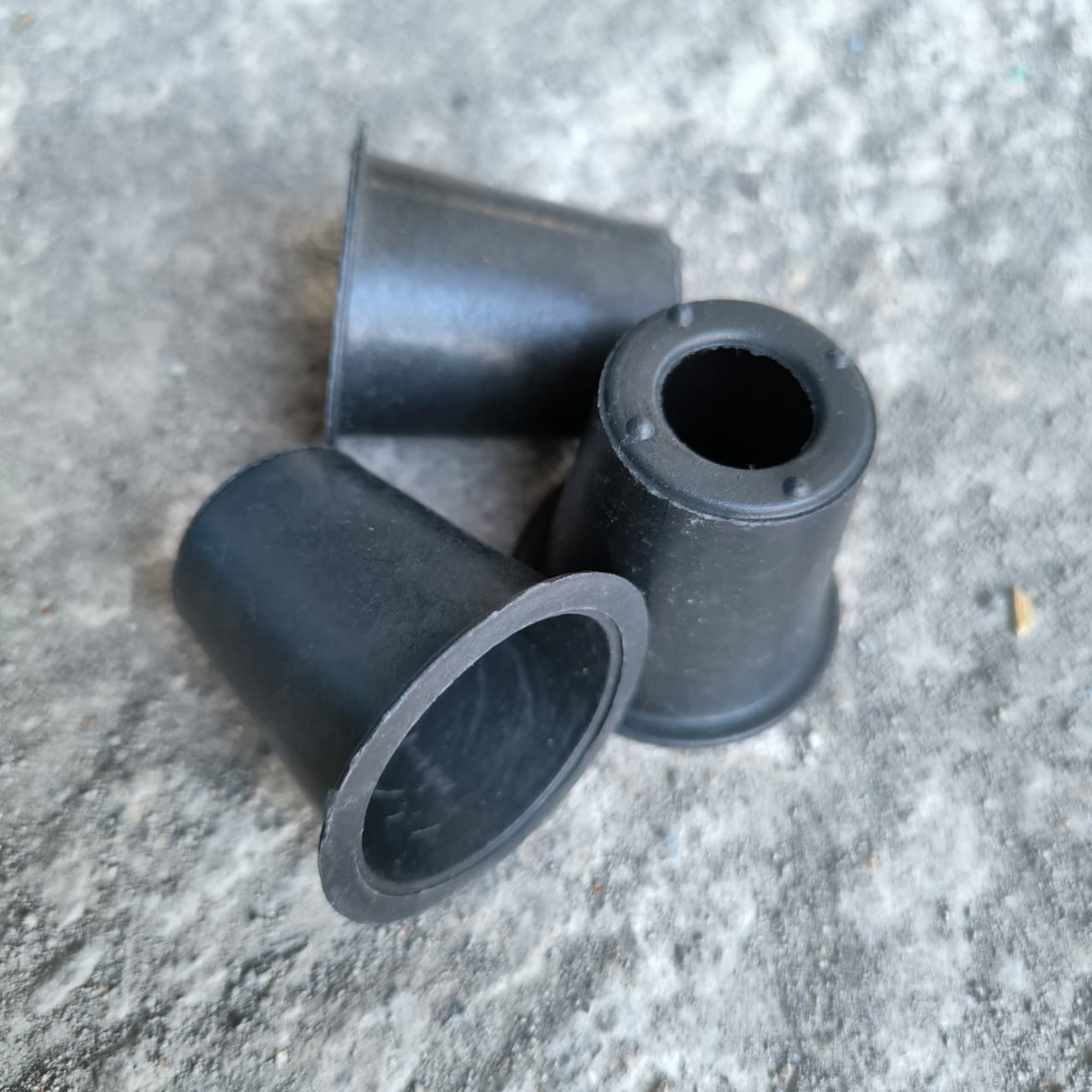 Netpot Hidroponik 5cm Tanpa Lubang Samping Hitam Polos