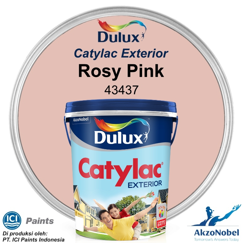CAT DULUX CATYLAC EXTERIOR 25 KG - ROSY PINK 43437