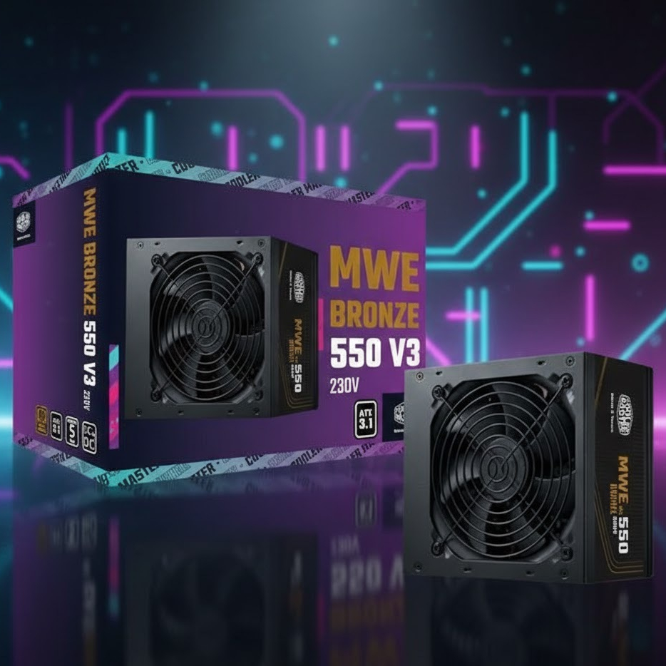 PSU Cooler Master MWE 550 V3 Bronze - MWE 550W 80+ BRONZE