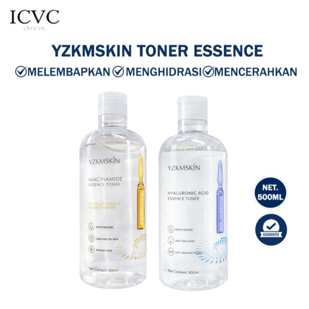 YZKMSKIN Toner Biru & Yzkmskin Toner Kuning – Pelembap Wajah yang Membantu Menjaga Kelembapan