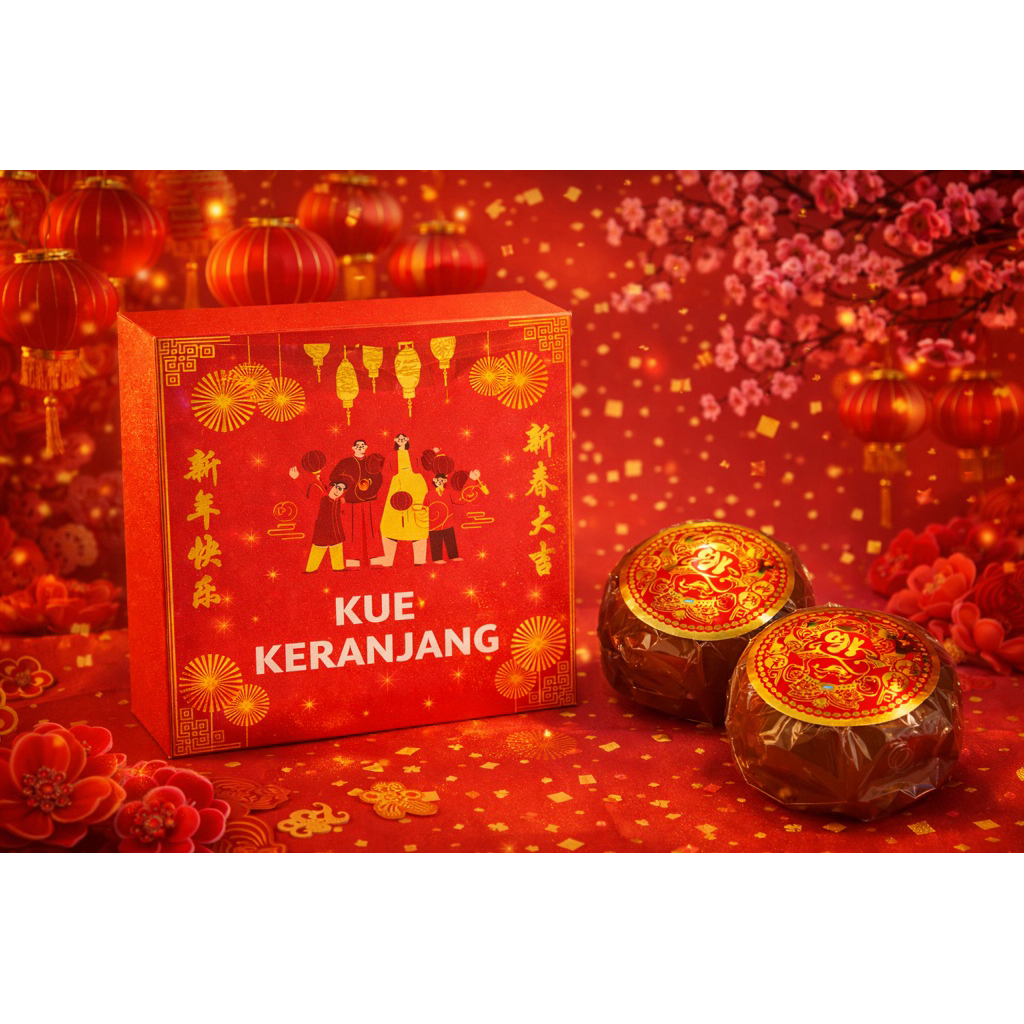 [INCLUDE KOTAK] KUE KERANJANG CHINESE NEW YEAR DODOL CINA KUE KERANJANG MEDAN