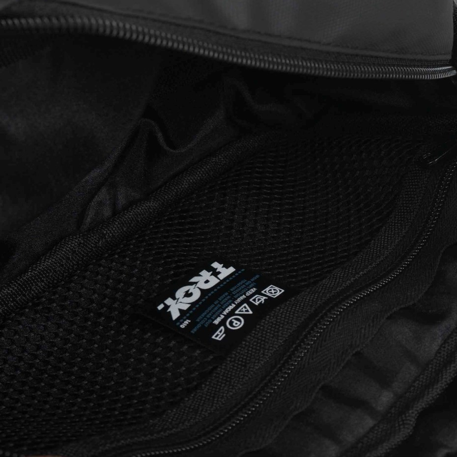 Troy Company Sling Bag Compact Black Lightning - Slingbag Hitam Tas Selempang Hitam SBD 2552