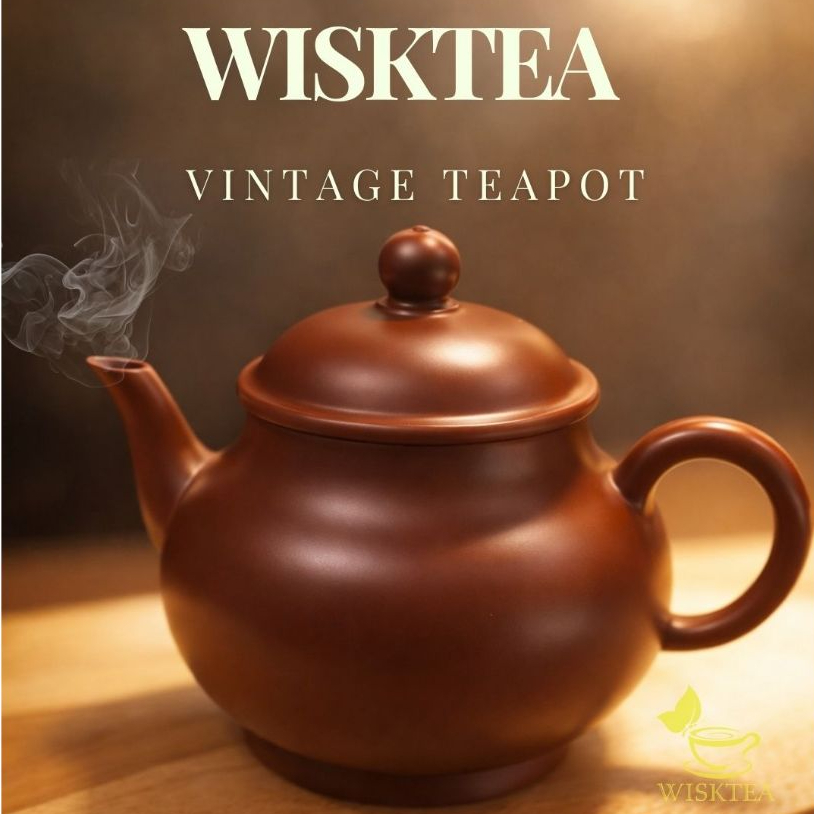 WiskTea YiXing Red Sands (ZhuNi) Clay Teapot | Teko Tanah Liat | No.1