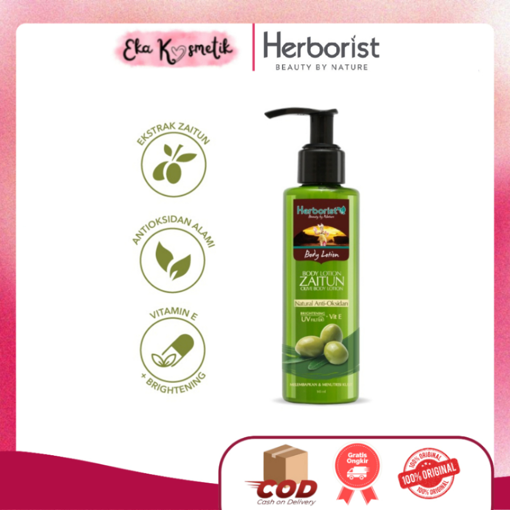 HERBORIST Body Lotion Zaitun / Olive 145ml / EKA KOSMETIK