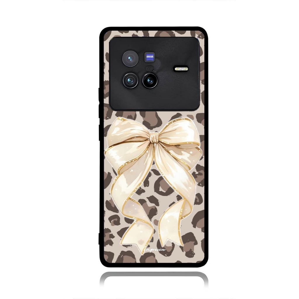 Case Vivo X200,X80, X70,X60,X50, V50, V40,V30,V29,V27 PRO LITE 4G 5G Custom Leopard Brown