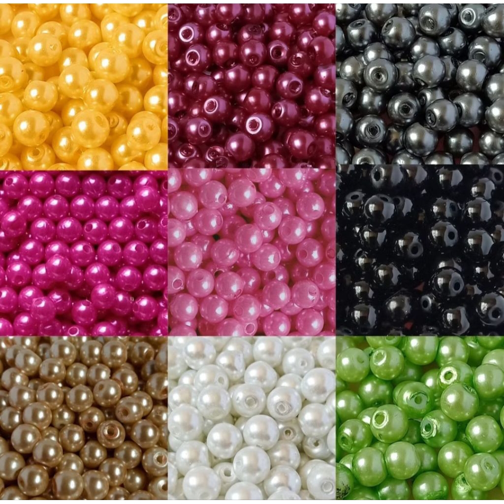 Manik manik mutiara 3mm