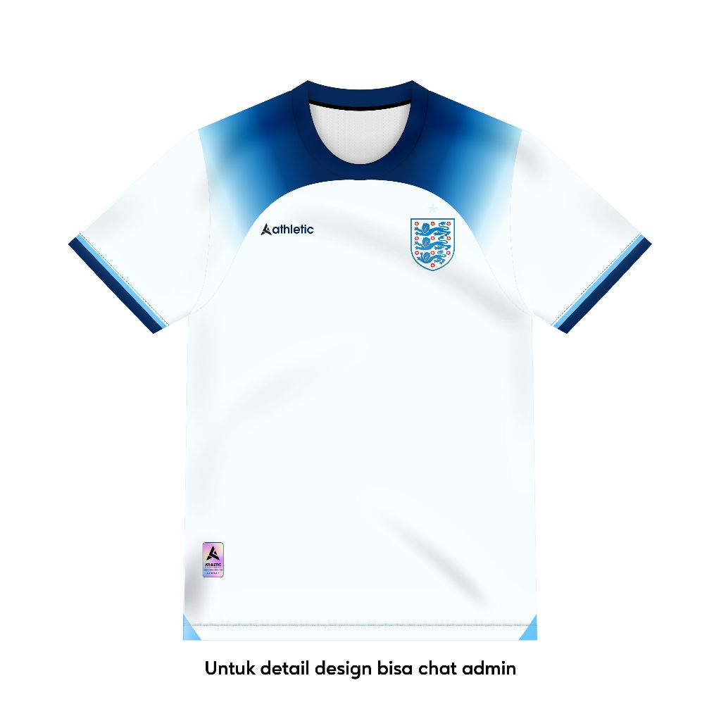 Jersey Fantasy ENGLAND - HOME 2022-2023 Fullprinting Atasan - ATHLETIC SPORTWEAR KIDS