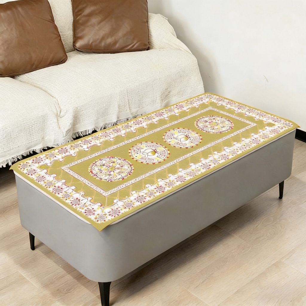 Taplak Meja Ruang Tamu Terbaik Ukuran 60x120cm/45×90cm/50x110cm / Taplak Meja Makan Persegi Anti Air