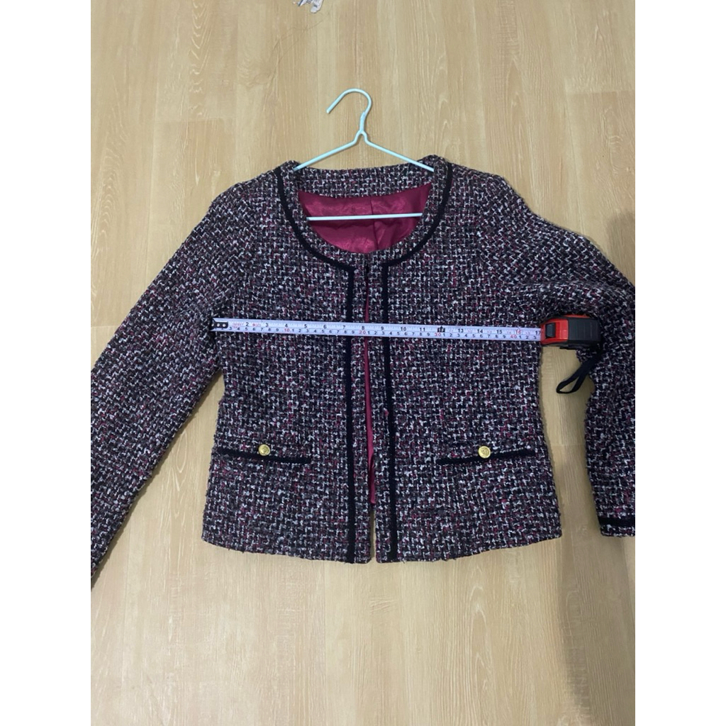 preloved blazer tweed