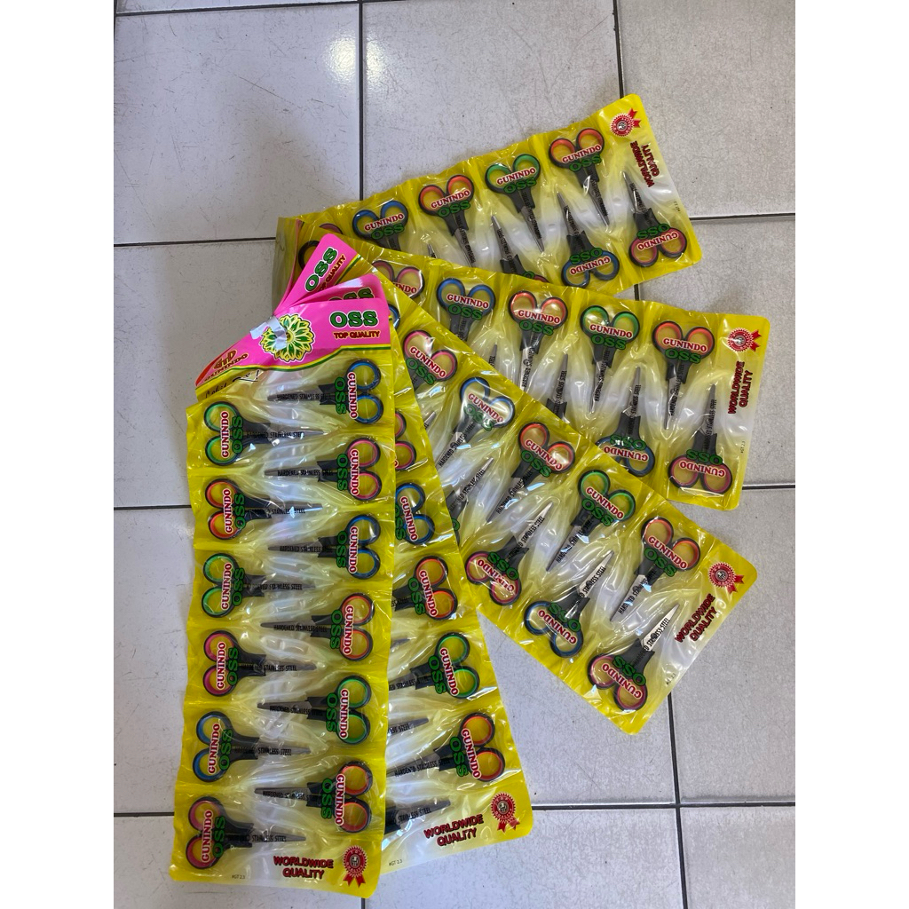 (12 Pcs) Gunting Gunindo OSS Kecil 1 Lusin Harga Grosir / Gunting OSS