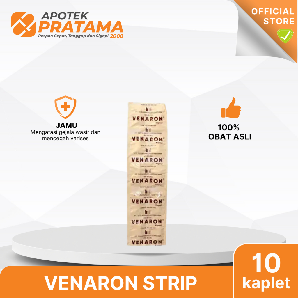 VENARON STRIP (10 KAPSUL) WASIR