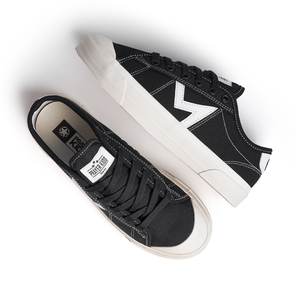 prayerkids Kecot 02 Sepatu Unisex OX - Hitam Putih
