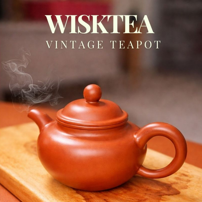 WiskTea YiXing Red Sands (ZhuNi) Clay Teapot | Teko Tanah Liat | No.10