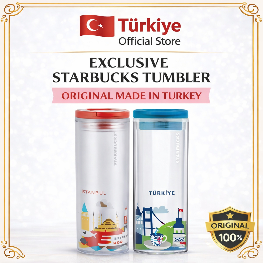 (READY) ORI 100% Tumbler Turki Turkey starbucks original khas negara tumblr
