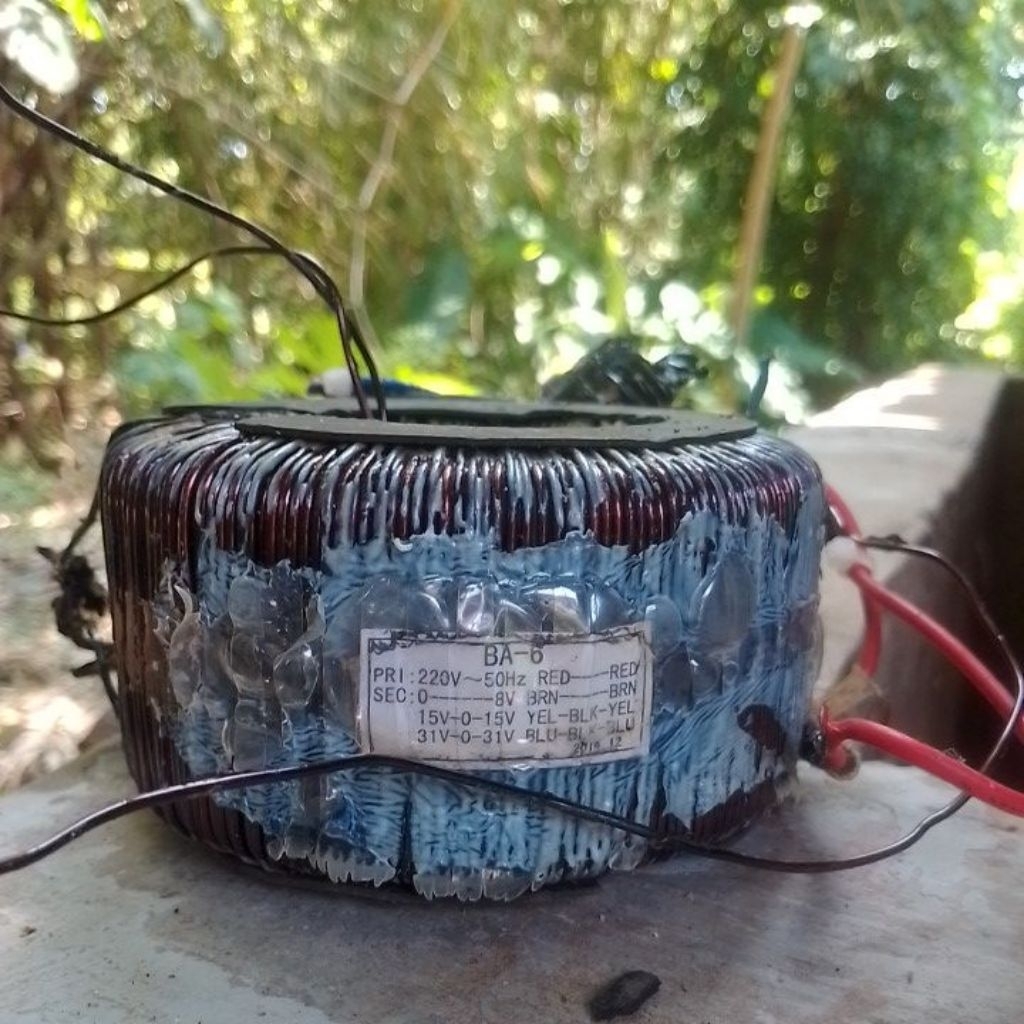 kerent trafo 3 amper murni harus gulung ulang