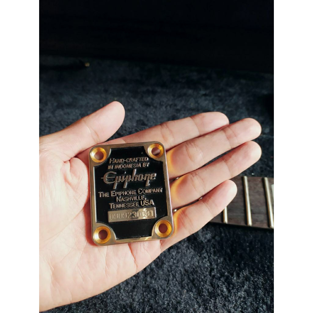neck plate gitar epiphone original
