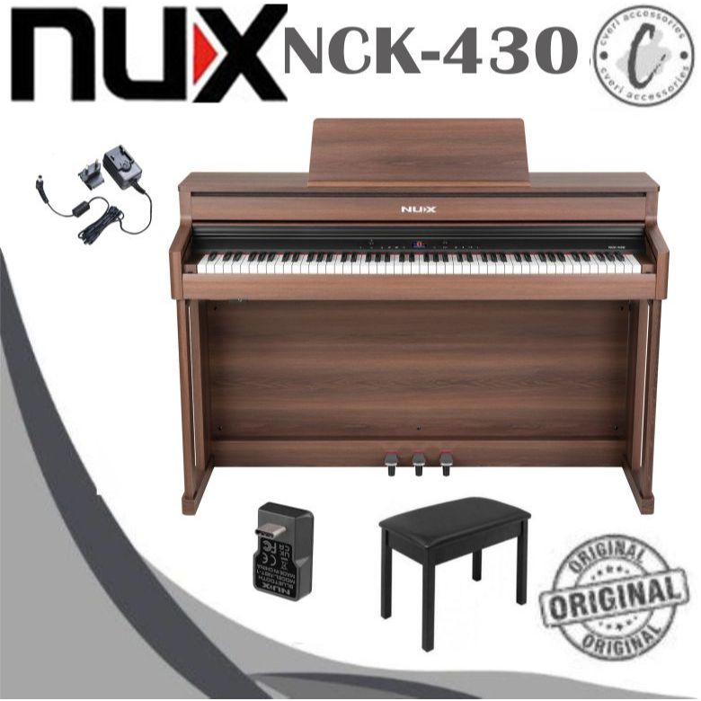 Nux NCK-430 Electric Piano Nux NCK430 Digital Piano Elektrik Nux Digital Piano with Wooden Stand 3-P