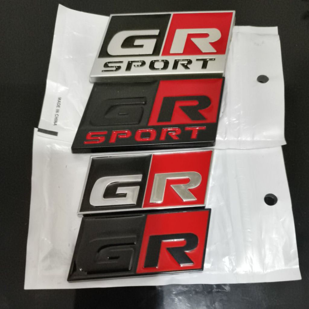 Emblem Logo GR Sport Toyota Fortuner Yaris Avanza Agya