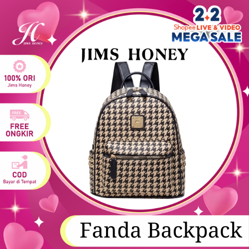 JIMS HONEY FANDA Backpack Tas Gendong Mini Ransel Wanita