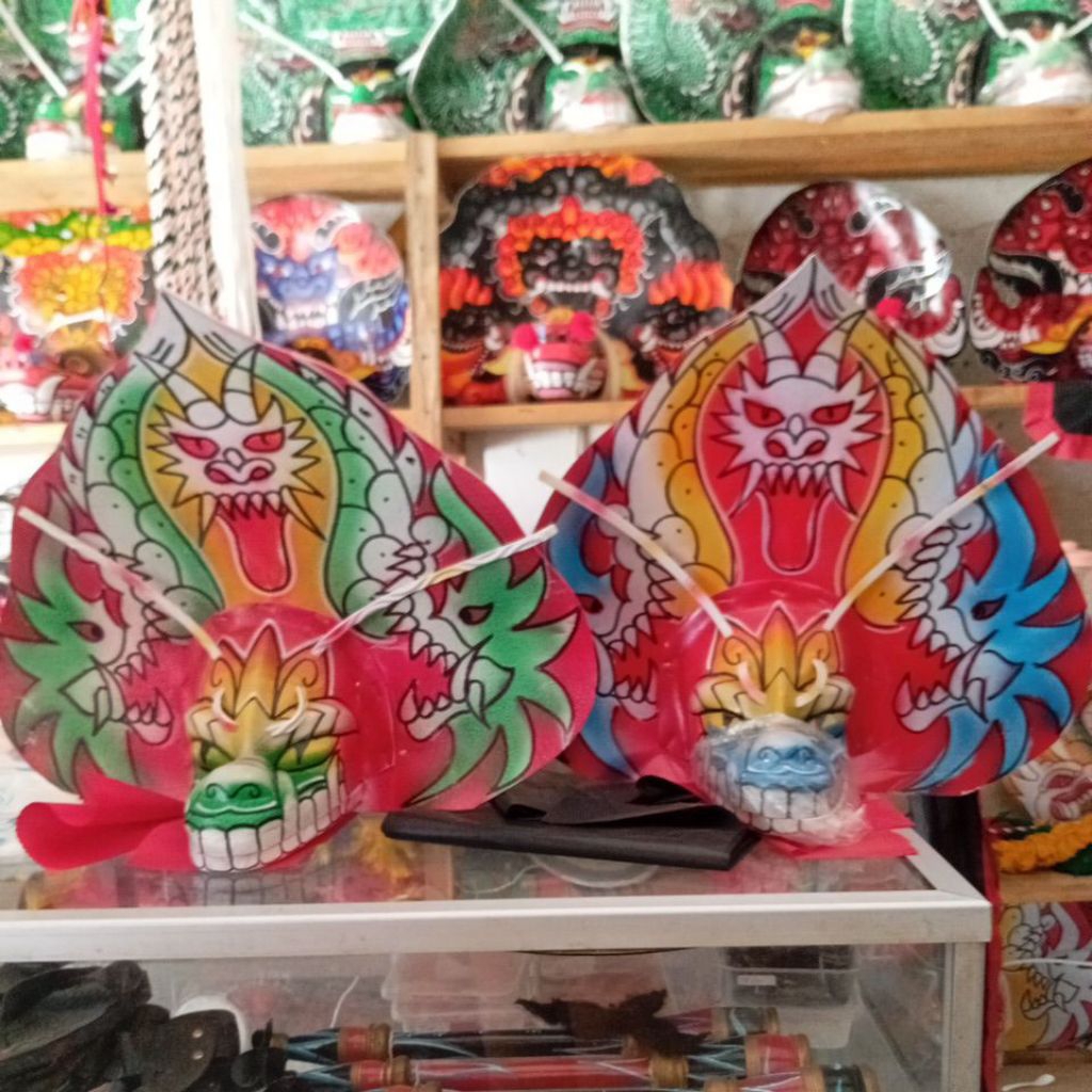 SENI DAN BUDAYA Barongan spon besar berongan devil mainan jaranan anak anak perlengkapan pentas jara