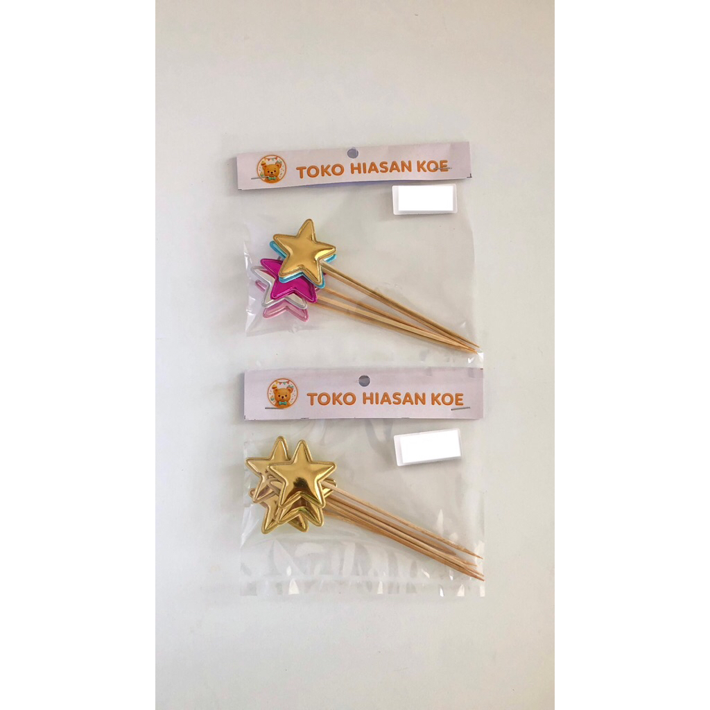 Topper Bintang|Topper Mahkota|Topper Hati Hiasan Kue