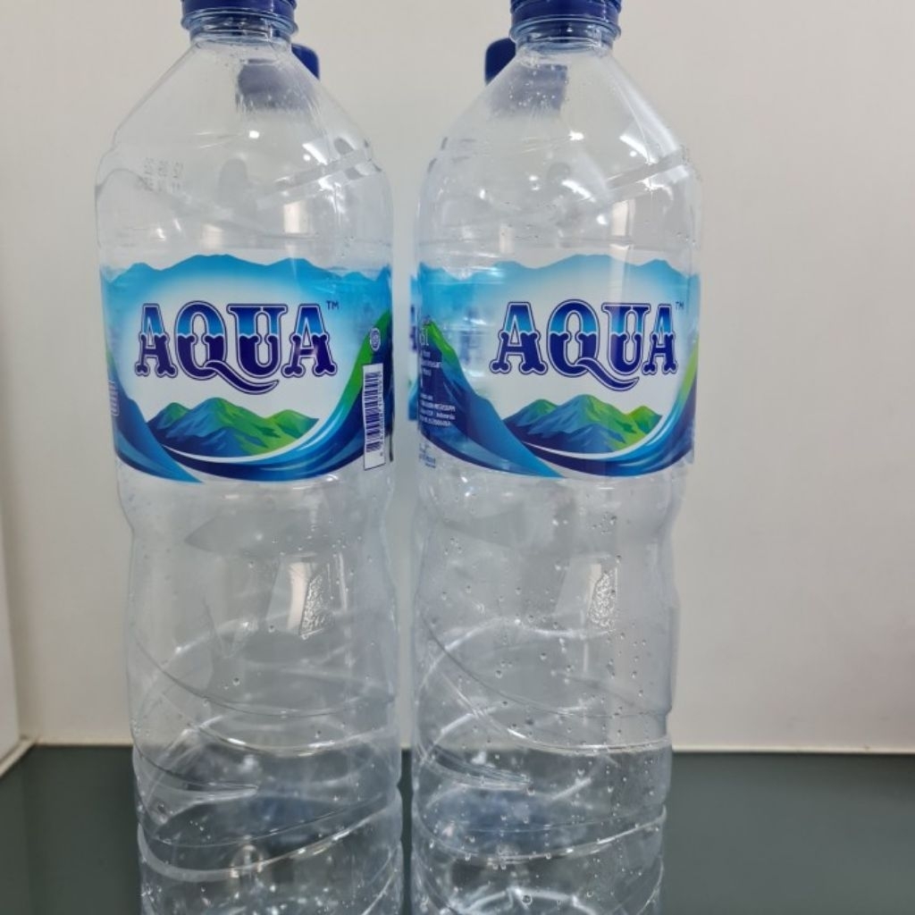 Botol Plastik 1.5L - Botol Aqua le mineral kosong bersih