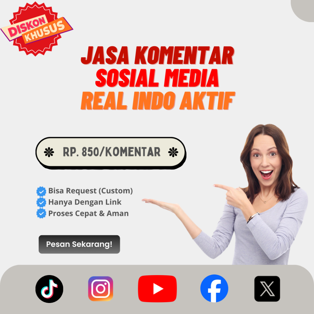 [PROMO] Jasa Komentar Sosial Media | Real Akun Indonesia Aktif (Custom Request) | Komentar Instagr@m