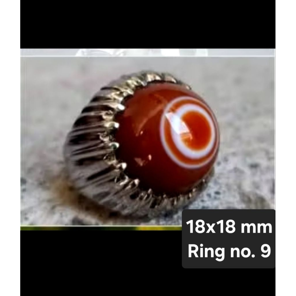 Cincin Ikat Emban Batu Akik dan Batu Permata Handmade High Quality